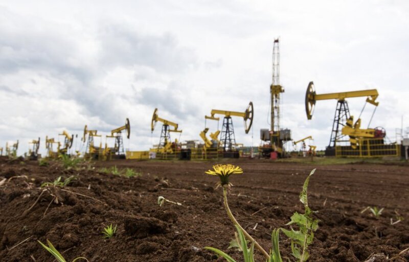 The well of the Udmurtia Petroleum Corp project in Udmurtia, western Russia. Photo: Xinhua