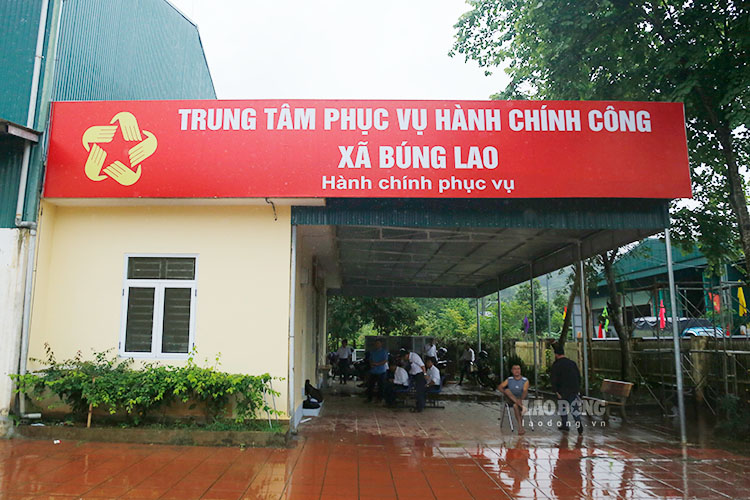 Bung Lao Commune Public Administration Service Center, Dien Bien Province. Photo: Quang Dat