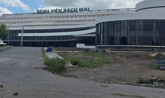 Dự án Bệnh viện Bạch Mai cơ sở 2 tại Ninh Bình. Ảnh: Diệu Anh