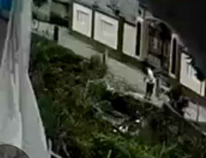 The scene of the accident that killed the man. Photo: Xuan Hoang