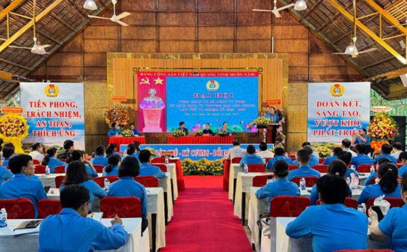 The Trade Union Congress in Vinh Long province will be completed before November 25. Photo: Hoang Loc