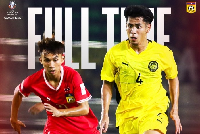 マレーシア代表がラオスに3-0で勝利。写真:LDBDラオス