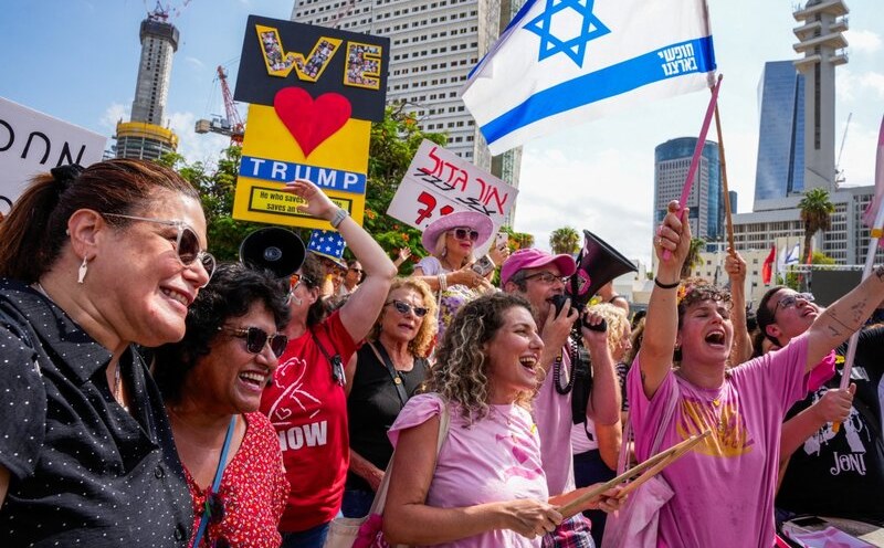 Israel's Tel Aviv residents were delighted when a ceasefire in Gaza was announced. Photo: AFP