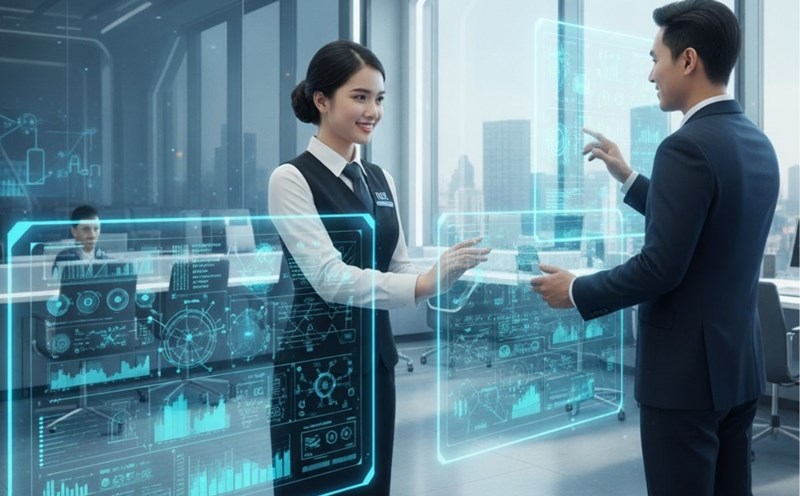 Recently, thousands of employees in the banking industry have been laid off. Photo: AI