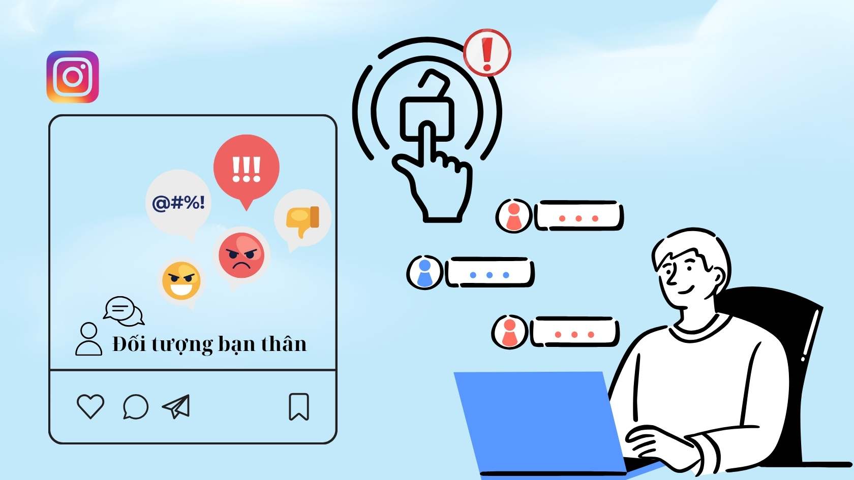 Instagram gap loi khien noi dung “Ban than” bi lo ra ngoai. Do hoa: Hao Thien
