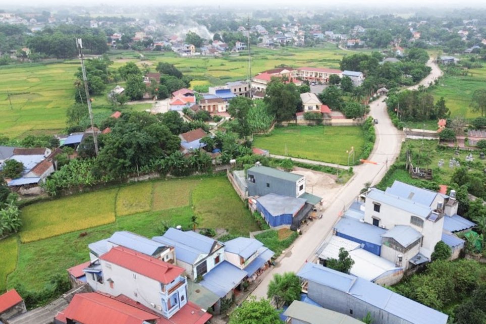 Update of Thai Nguyen land price list after the merger. Photo: Hang Nga