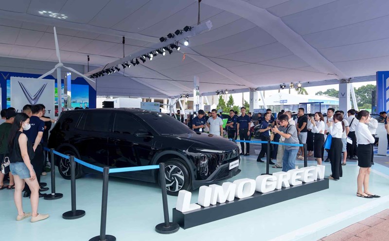 Los coches electricos producidos en Vietnam son cada vez mas populares entre la gente. Foto: Vinfast