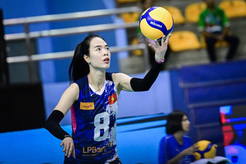 LPB Ninh Binh will meet Ho Chi Minh City at the 2025 National Volleyball Championship. Photo: VFV