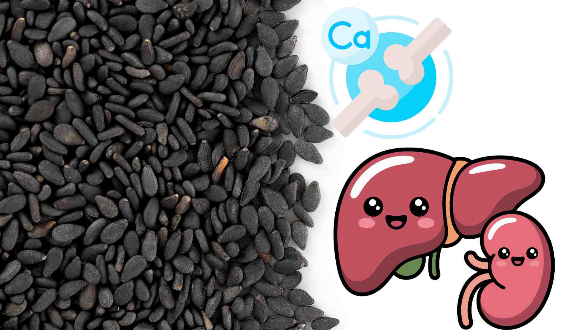 Supplementing black sesame is good for the liver and kidneys. Graphics: Ha May