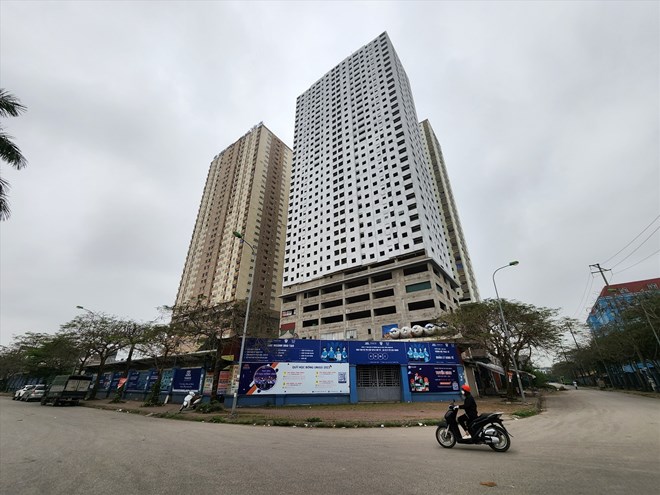 Du an nha o xa hoi THT New City tai Hoai Duc, Ha Noi. Anh: Cao Nguyen.