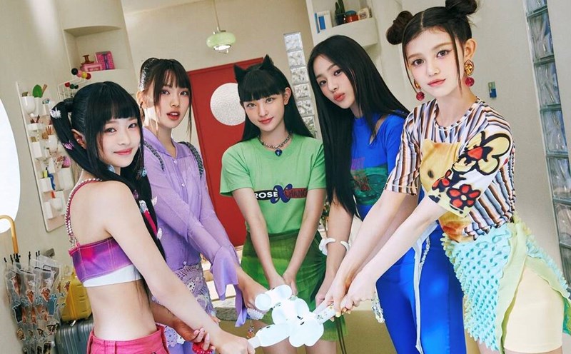 Girl group NewJeans. Photo: MV New Jeans