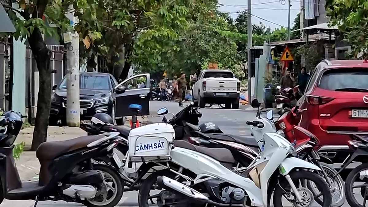 Scene de la decouverte du corps de la jeune fille en etat de decomposition a Ho Chi Minh-Ville. Photo : Dong Hoang