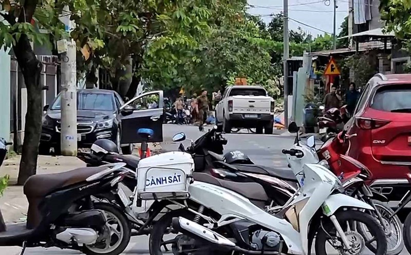 The scene of the discovery of the girl's body in a state of decomposition in Ho Chi Minh City. Photo: Dong Hoang