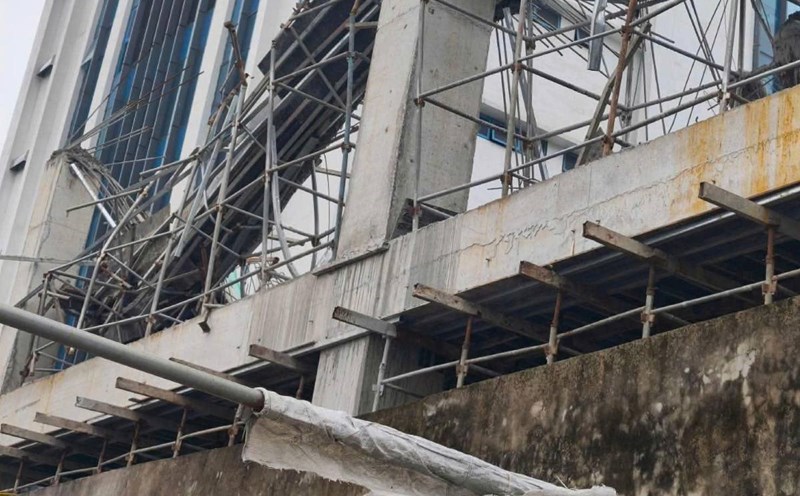 The area where the incident occurred. Photo: Page Hai Phong