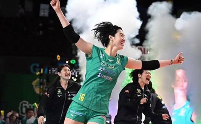 Thanh Thuy scored 12 points in Gunma Green Wings' win. Photo: Gunma