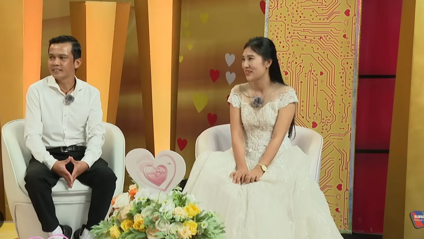 The couple at the show Vo Chong Son. Photo: MCV Producer.