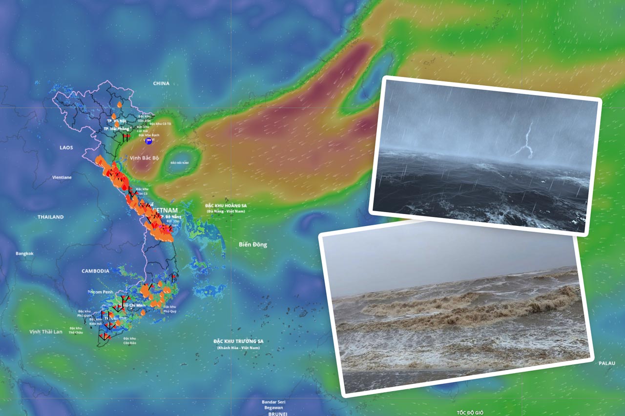 Forecast of bad weather in the next 2 days due to cold air and new low pressure area