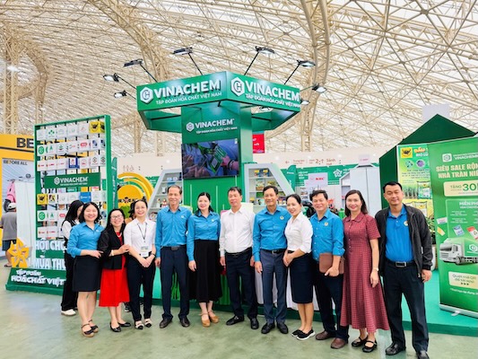 The delegation of the Vietnam Trade Union of Industry and Trade at the Autumn Fair 2025. Photo: Trade Union