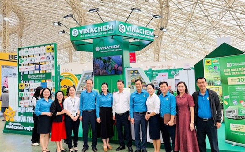 The delegation of the Vietnam Trade Union of Industry and Trade at the Autumn Fair 2025. Photo: Trade Union