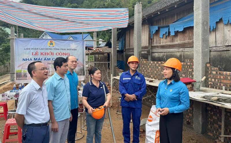 Commencement of construction of the Trade Union Shelter in Thai Nguyen. Photo: Thai Nguyen Trade Union