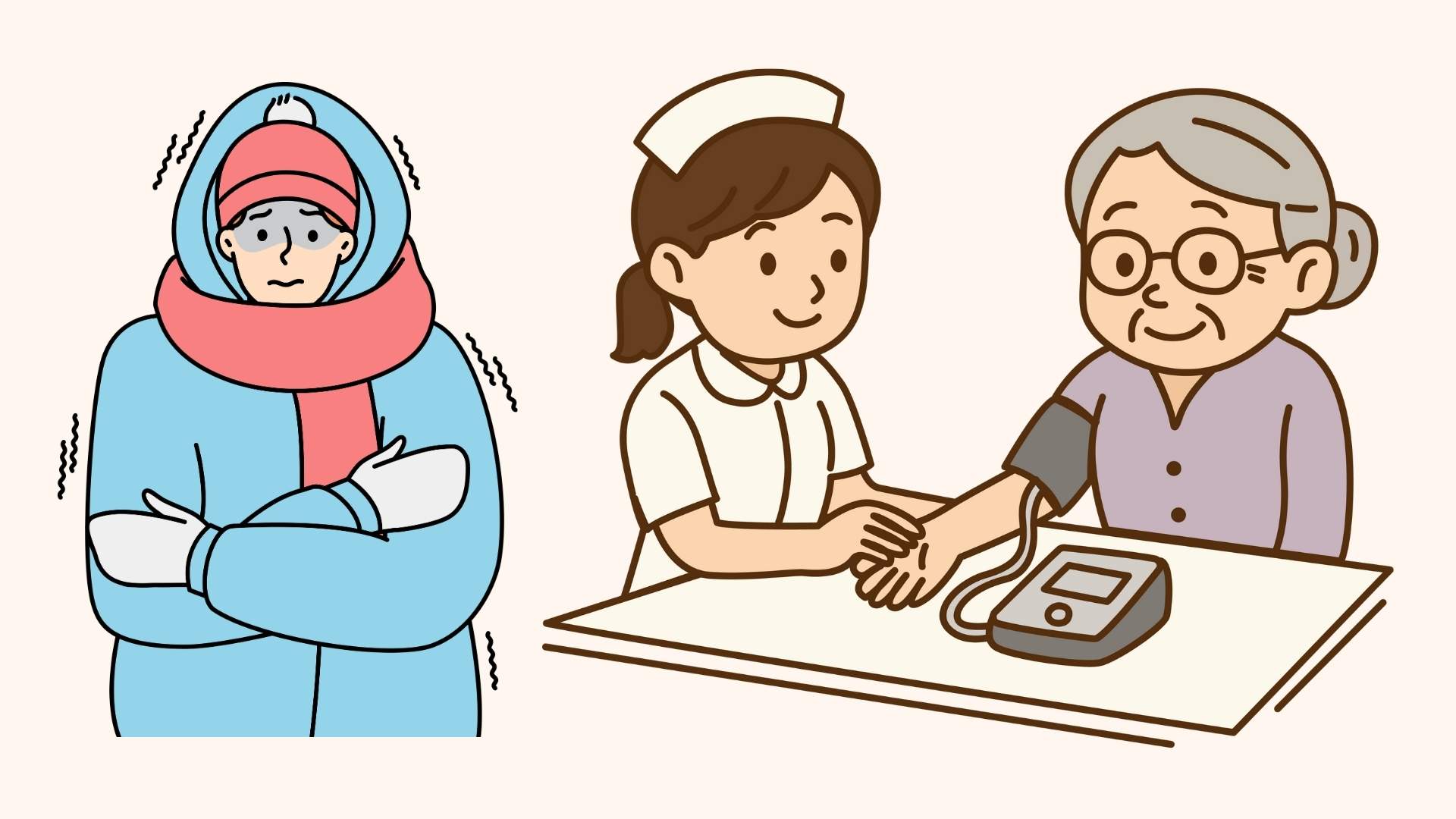 Things people with high blood pressure should do in cold weather. Graphics: Linh Dan