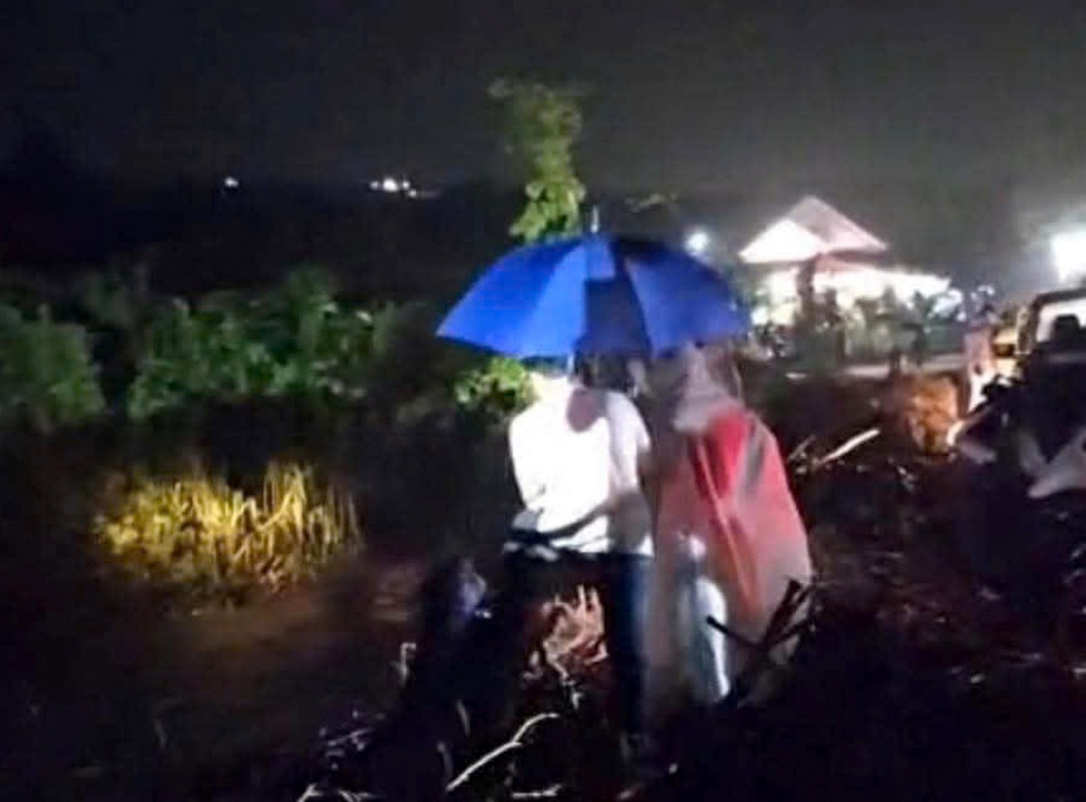 람동 여성이 불행히도 발을 헛디뎌 도랑에 빠져 물에 휩쓸려 사망한 지역. 사진: 주민 제공