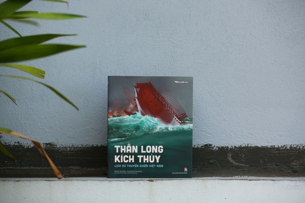 "S born Dragon - History of Vietnamese War Ships" published by Wings Books - Youth Book Brand of Kim Dong Publishing House. Photo: Publishing House