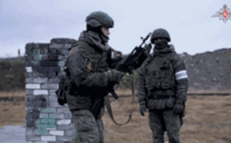 Russian soldiers on duty on the battlefield. Photo: Russian Ministry of Defense