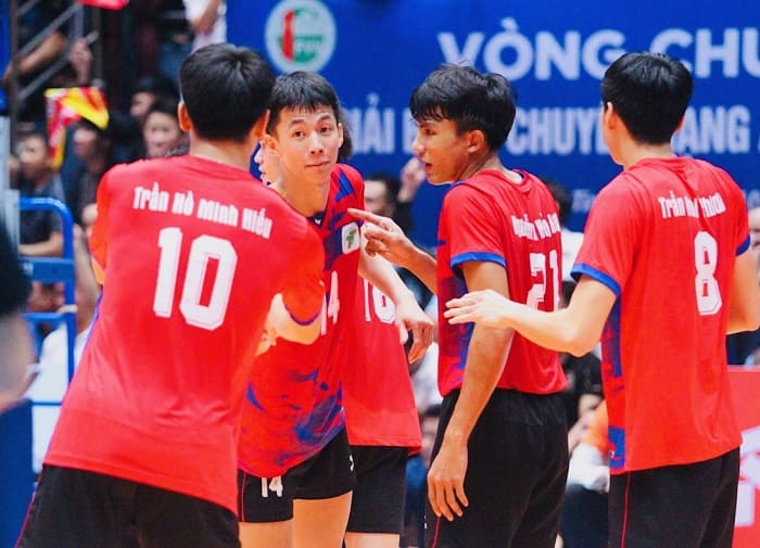 L'equipe de volleyball masculin de Ho Chi Minh-Ville a remporte la Ligue nationale A 2025. Photo : VCT