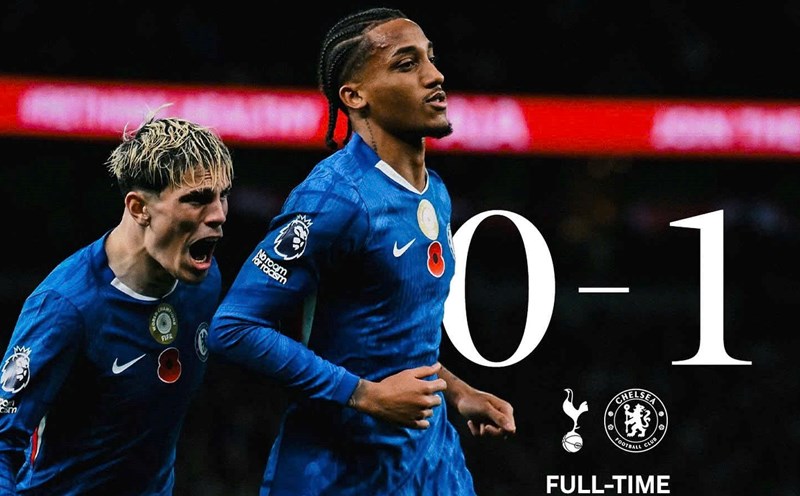 Joao Pedro scored the only goal for Chelsea. Photo: CFC