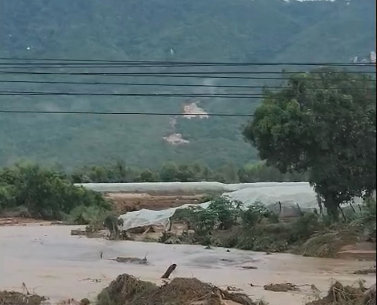 Khu vuc xay ra su co. Anh: Duy Tuan