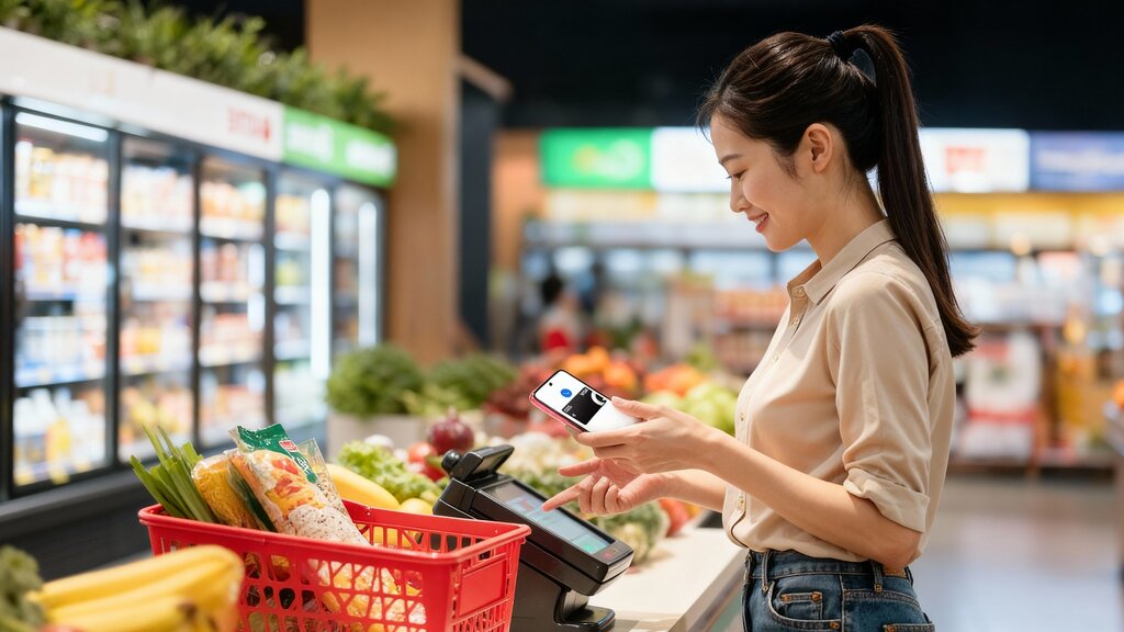 Nguoi dung co the thanh toan khong cham bang the tin dung Home Credit. Anh: Home Credit