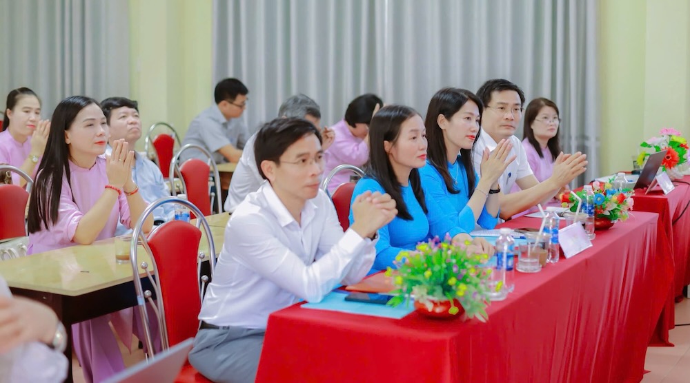 The grassroots trade union of Quang Tri Pedagogical College held a conference of delegates for the 2025-2030 term. Photo: Quang Tri Trade Union