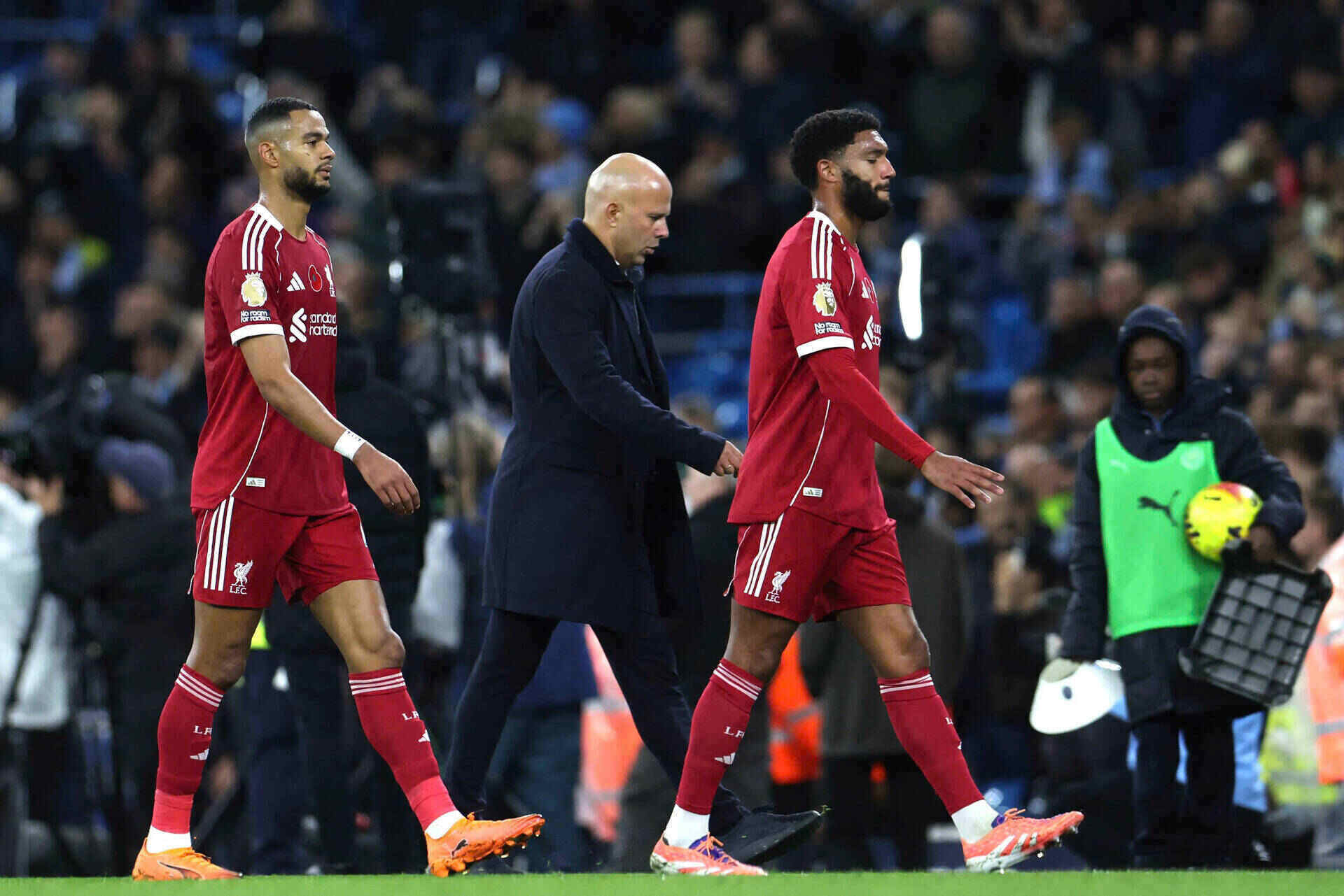 Liverpool showed a tired face against Man City. Photo: AFP