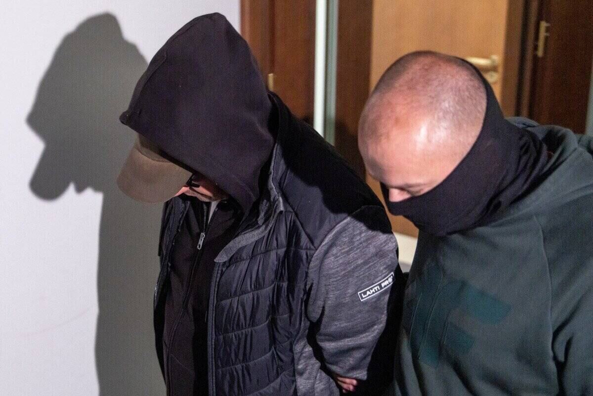 Polish police arrested Nord Stream suspect Volodymyr Z in court on October 1, 2025. Photo: AFP