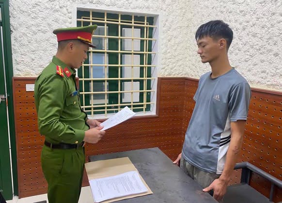 Khoi to doi tuong Thai. Anh: Cong an Ha Tinh.