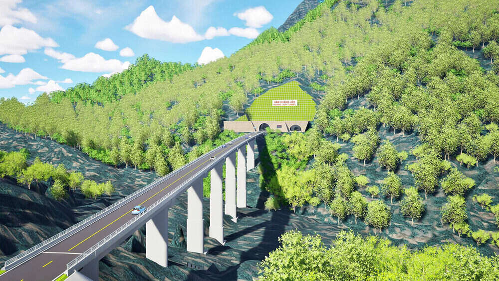 Phoi canh ham Hoang Lien. Anh: Tap doan Deo Ca