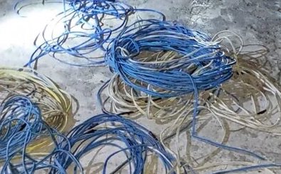 The number of electric wires that were stolen by the subject. Photo: Hai Phong City People's Procuracy