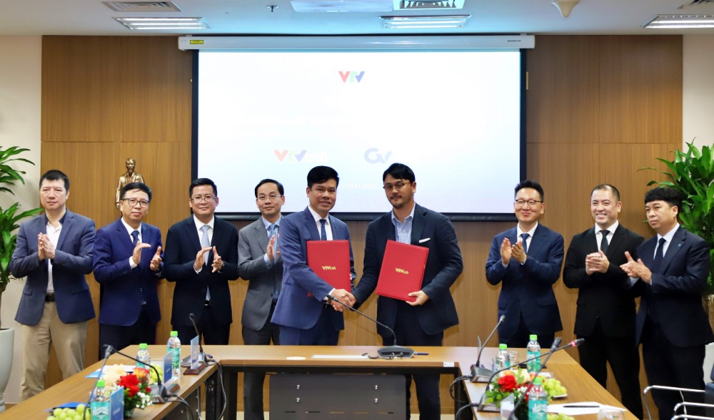 Tong Cong ty Truyen hinh Cap Viet Nam (VTVcab) va Tap doan CHAMVIT (Han Quoc) chinh thuc ky ket Hop dong. Anh Linh Huong