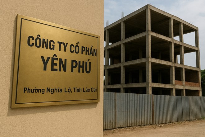 Cong ty Co phan Yen Phu bi luc luong chuc nang tinh Lao Cai phat hon 100 trieu dong. Anh do hoa: Dinh Dai 