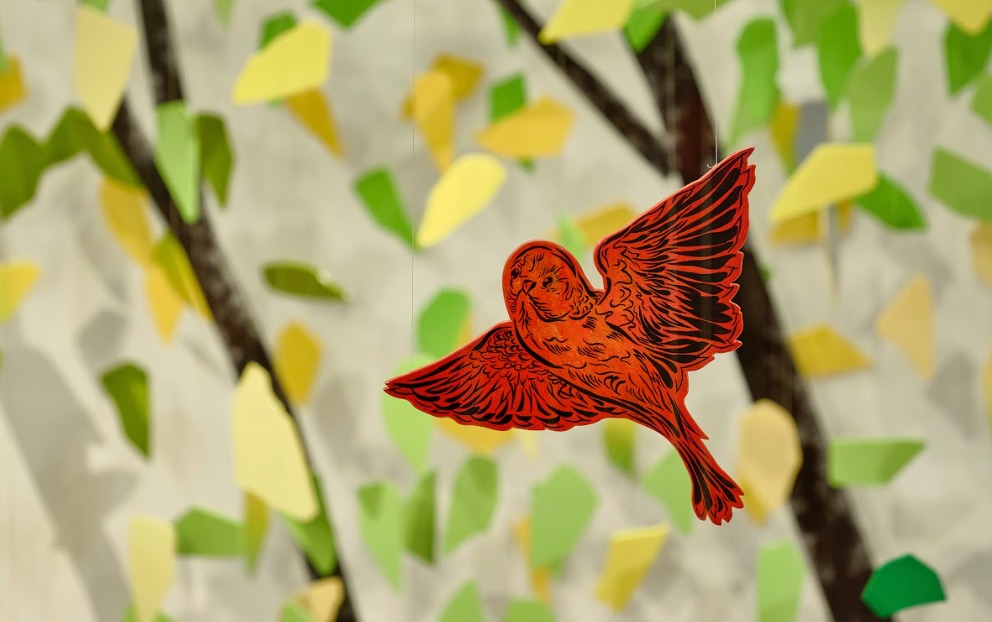 옻칠 작품의 클로즈업 phap 풍경 cu 사진: 제공된 인물