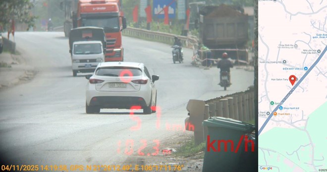 Hàng loạt chủ xe bị phạt nguội lỗi chạy quá tốc độ tính đến ngày 11.11