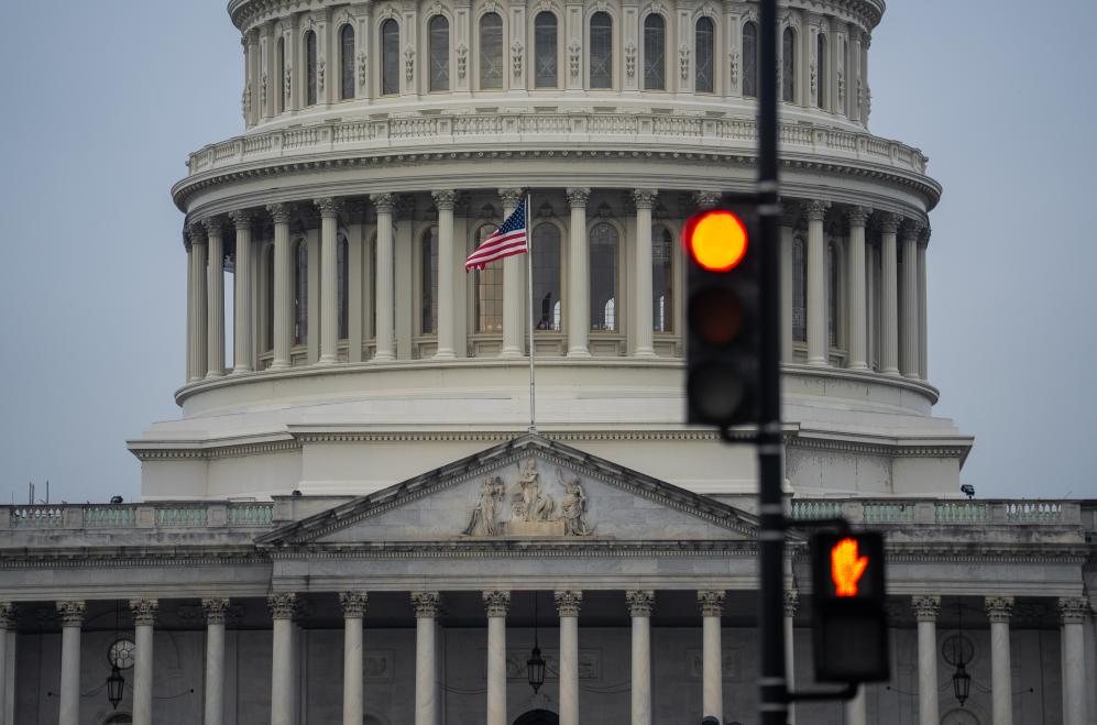 The US Senate voted to end the government shutdown on the evening of November 10. Photo: Xinhua
