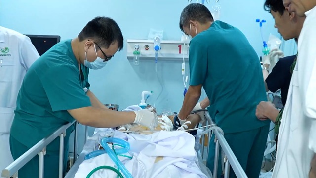 患者は現在、軍事病院175で集中治療を受けている。写真：BVCC