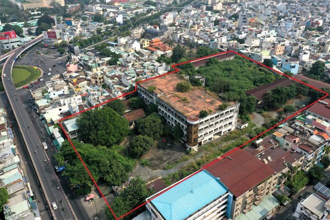 Khu dat cong tai so 780A Nguyen Kiem (TPHCM) rong 21.000 m2 gan cong vien Gia Dinh bo khong nhieu nam. Anh: Anh Tu