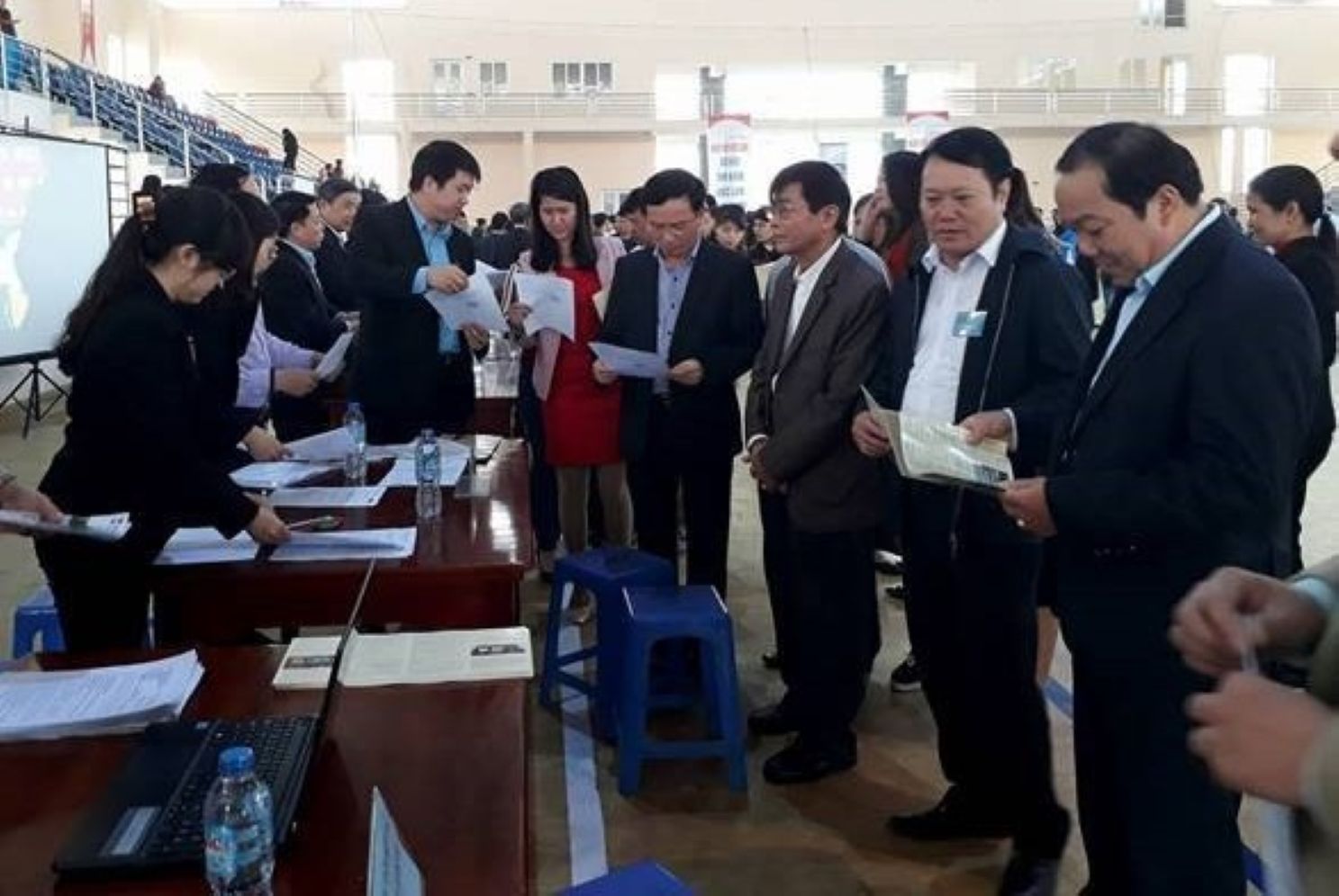 A job fair in Thanh Hoa province. Photo: Hoai Thu