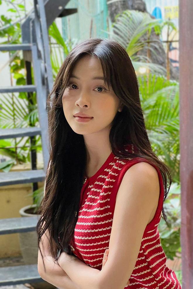 Ngoc Tram thua nhan khong tranh khoi ap luc. Anh: Nhan vat cung cap