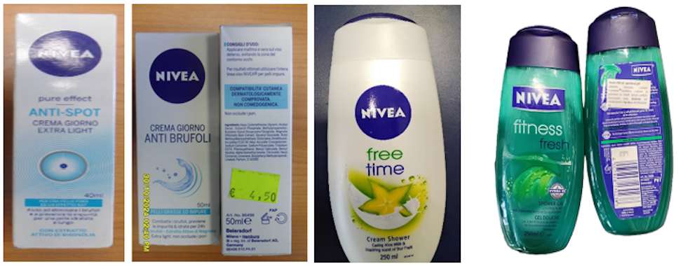 San pham cua Nivea thuoc dien thu hoi tai chau Au. Anh: 