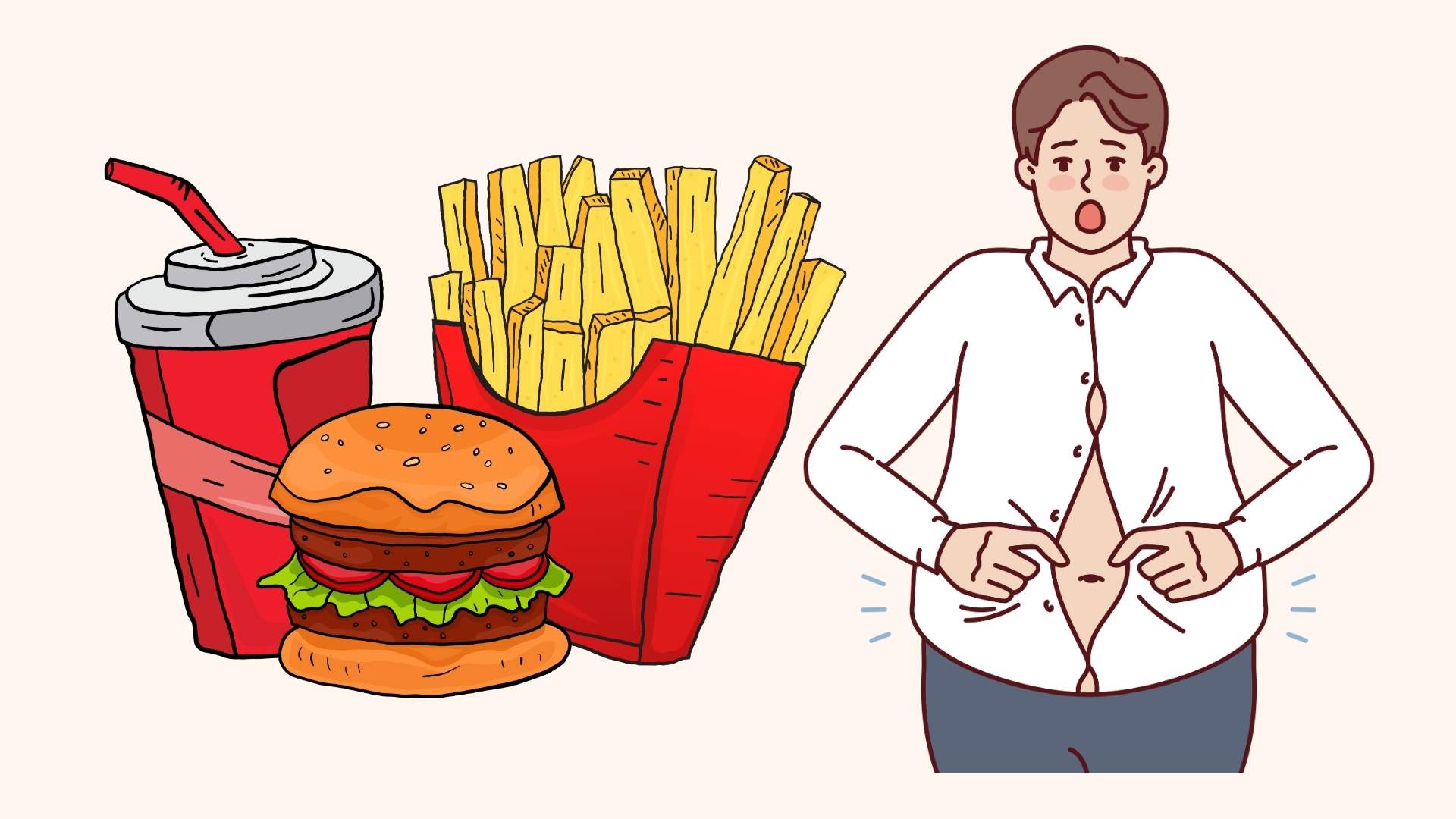Eating habits help belly fat disappear after the age of 45. Graphics: Linh Dan
