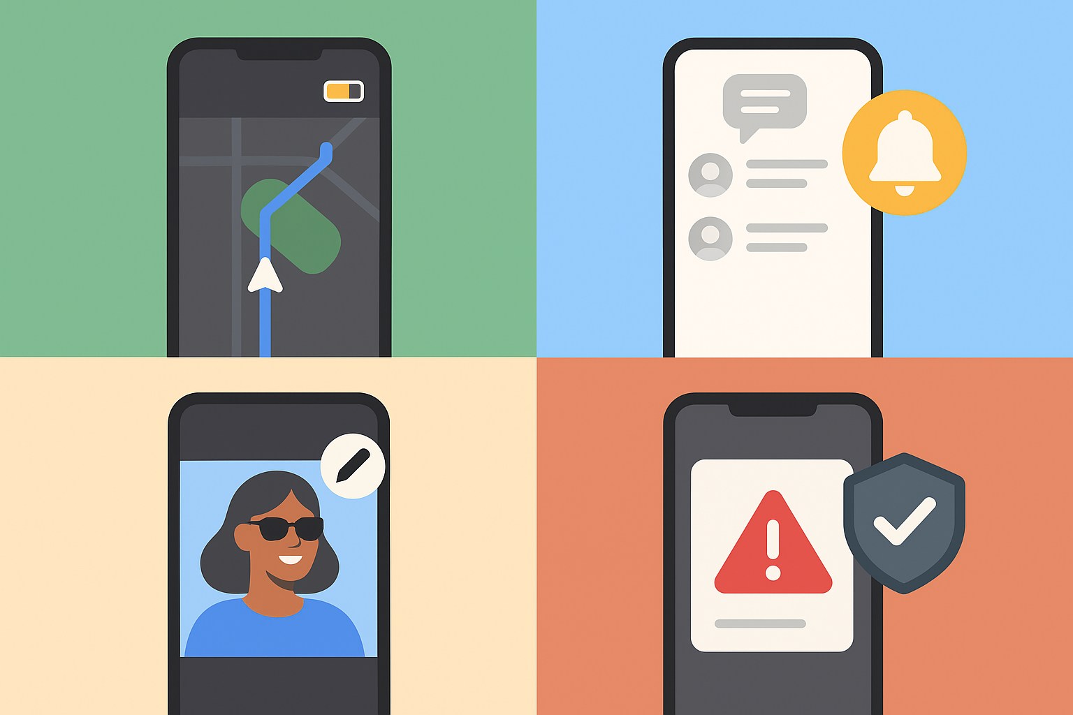 Google Pixel bo sung che do ban do tiet kiem pin va chinh sua anh bang AI. Do hoa: Hao Thien